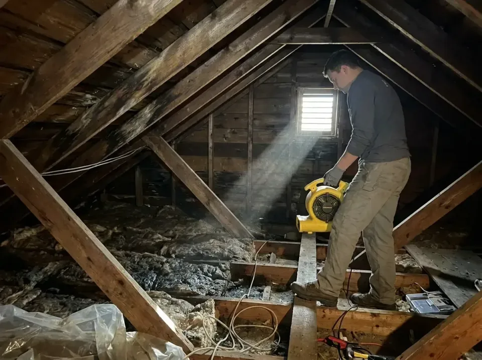 attic-water-damage-drying-proc-007 — frequently asked questions, Emergency Water Extraction & 24/7 Flood Response in Keyser,…